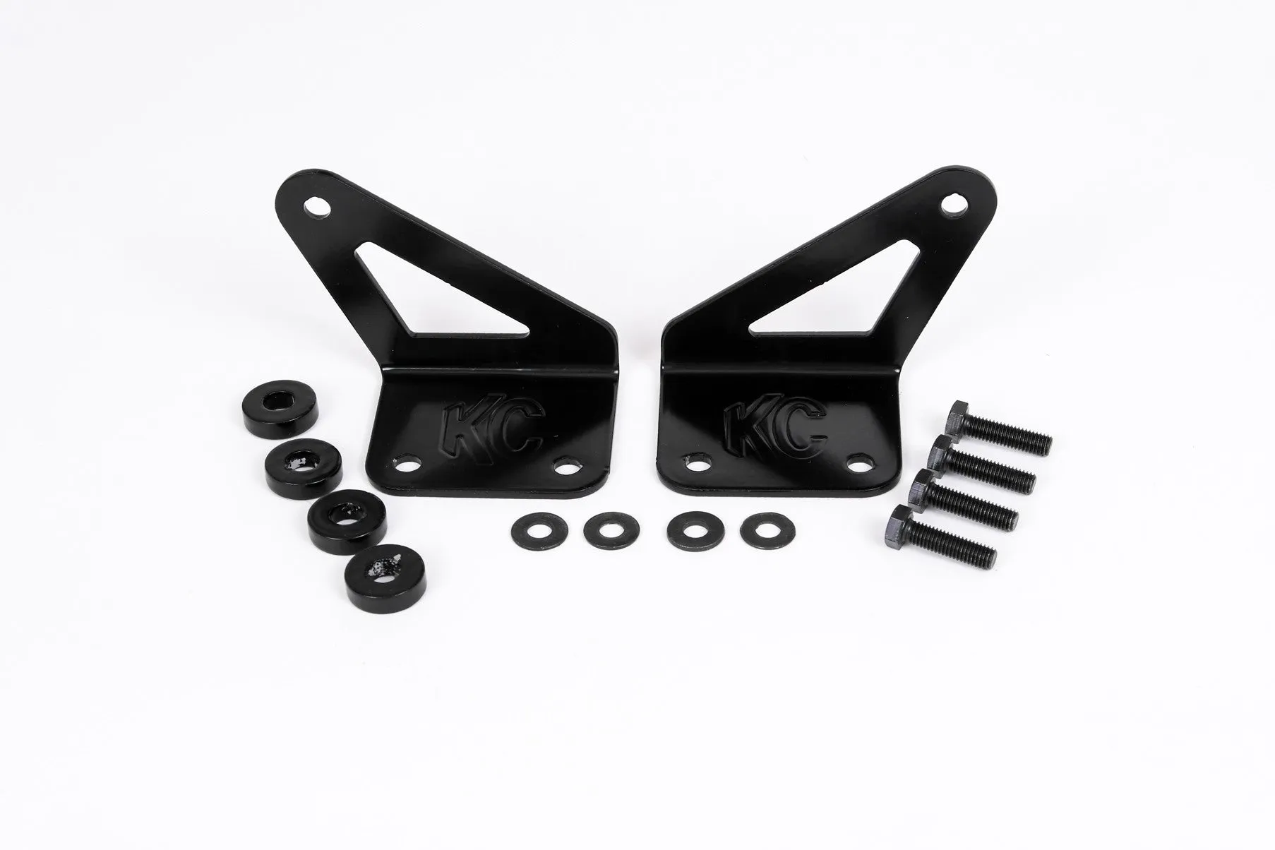 KC Hilites Hood Mount Bracket Set for 30" Light Bar - Jeep JK