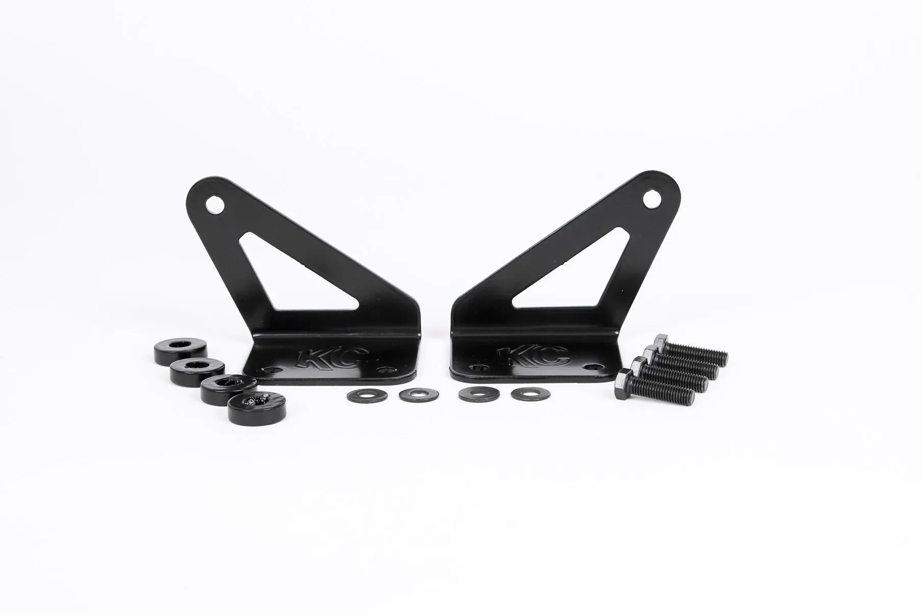 KC Hilites Hood Mount Bracket Set for 30" Light Bar - Jeep JK