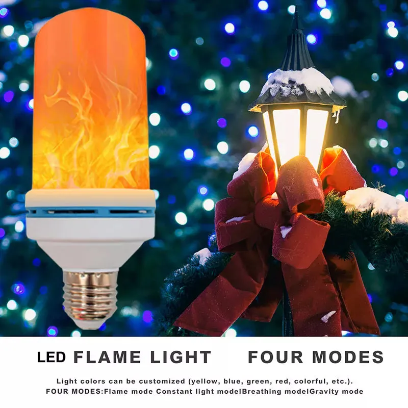 LED Flame Light Bulb With Gravity Sensing Effect