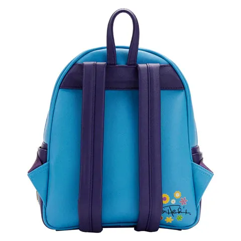 LF Jimi Hendrix Psychedelic Landscape Zip Mini Backpack