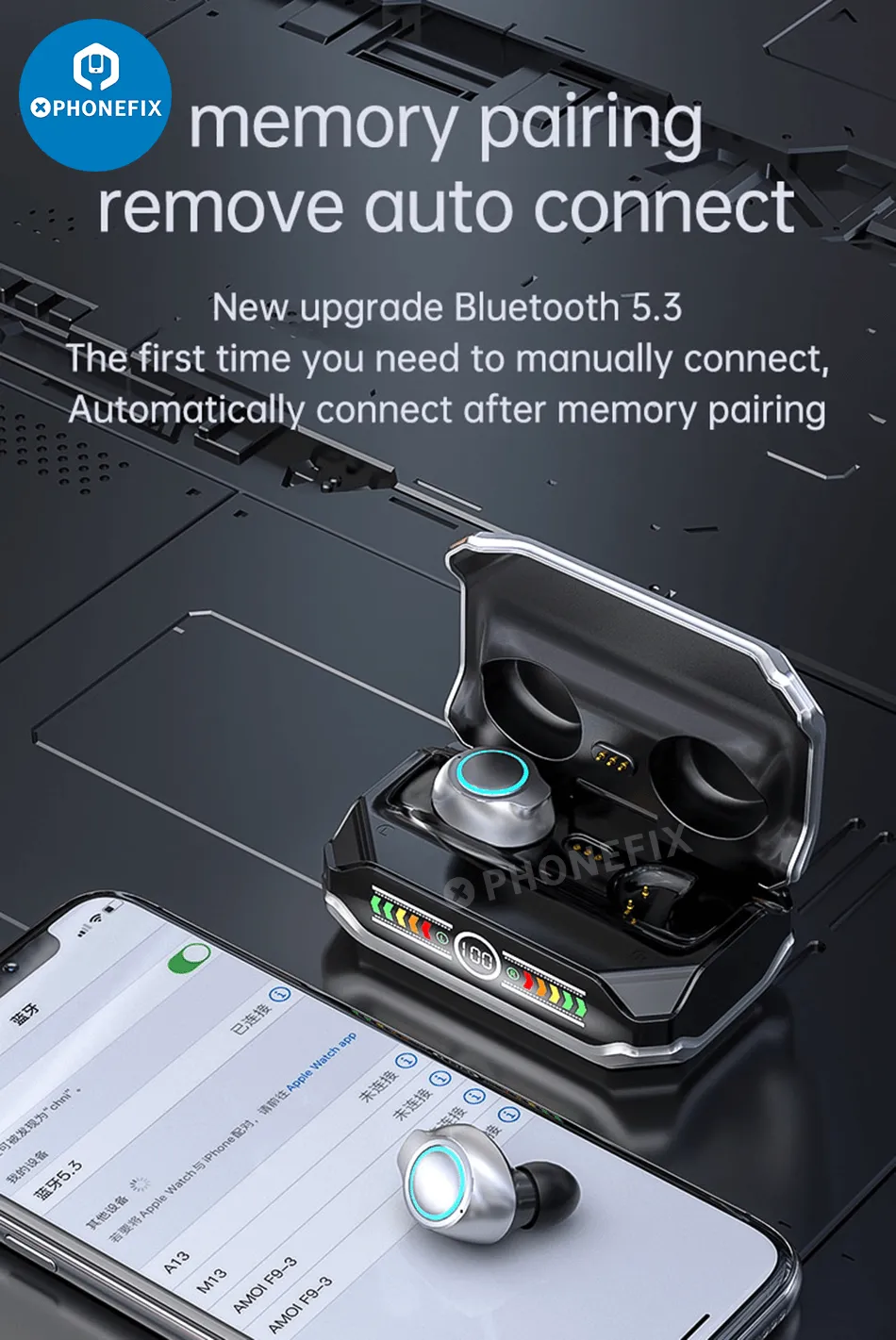 M43 Wireless Headphones Bluetooth Earphones With Touch Control