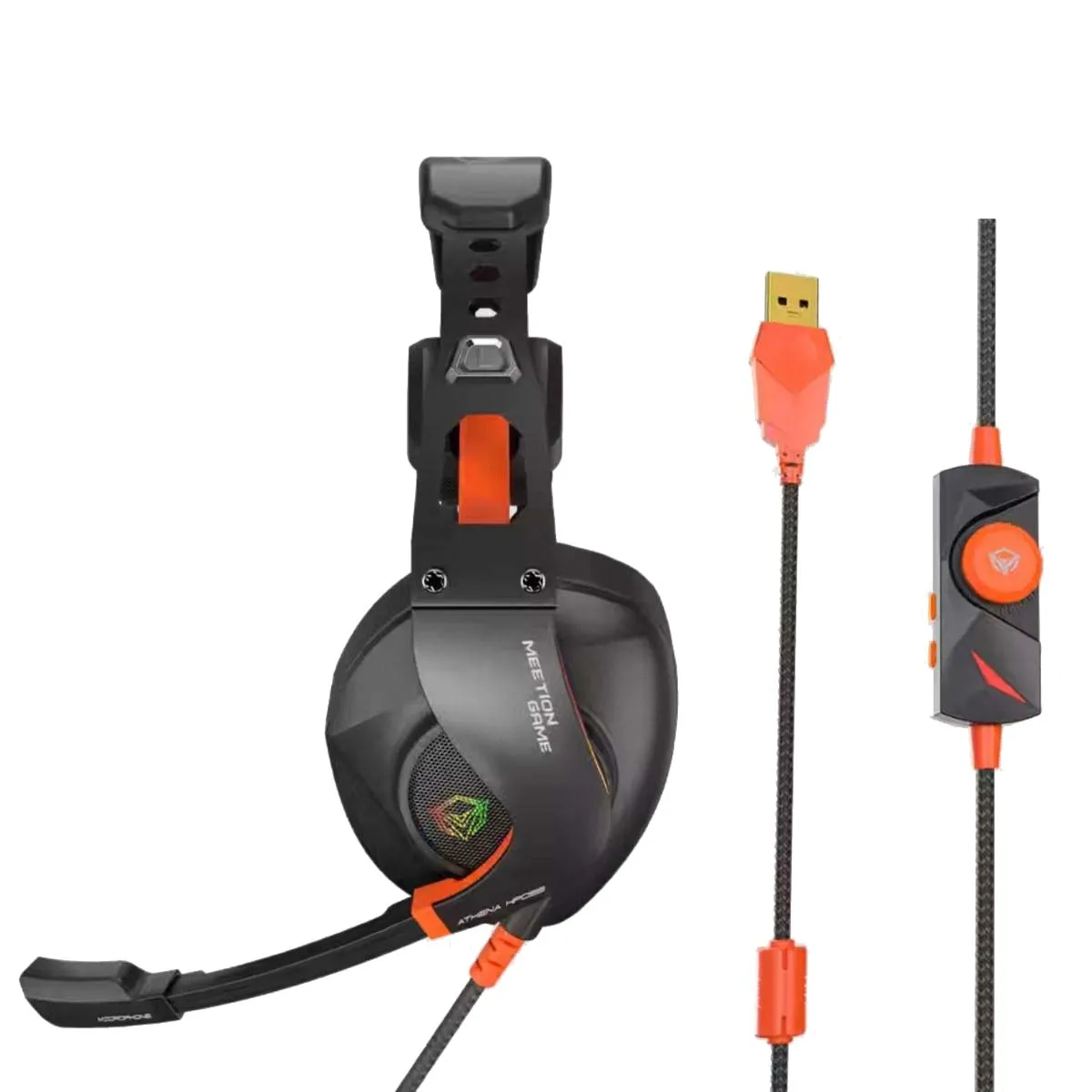 Meetion MT-HP099 RGB BACKLIT BLACK GAMING HEADSET