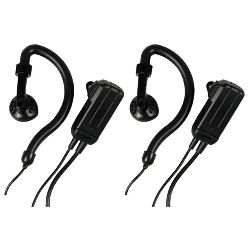Midland  Ear bud with in-line push-to-talk microphone-Midland Earbuds