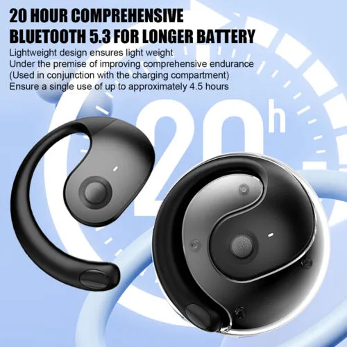 Mini TWS Bluetooth 5.3 Sports Earbuds - 20H Battery