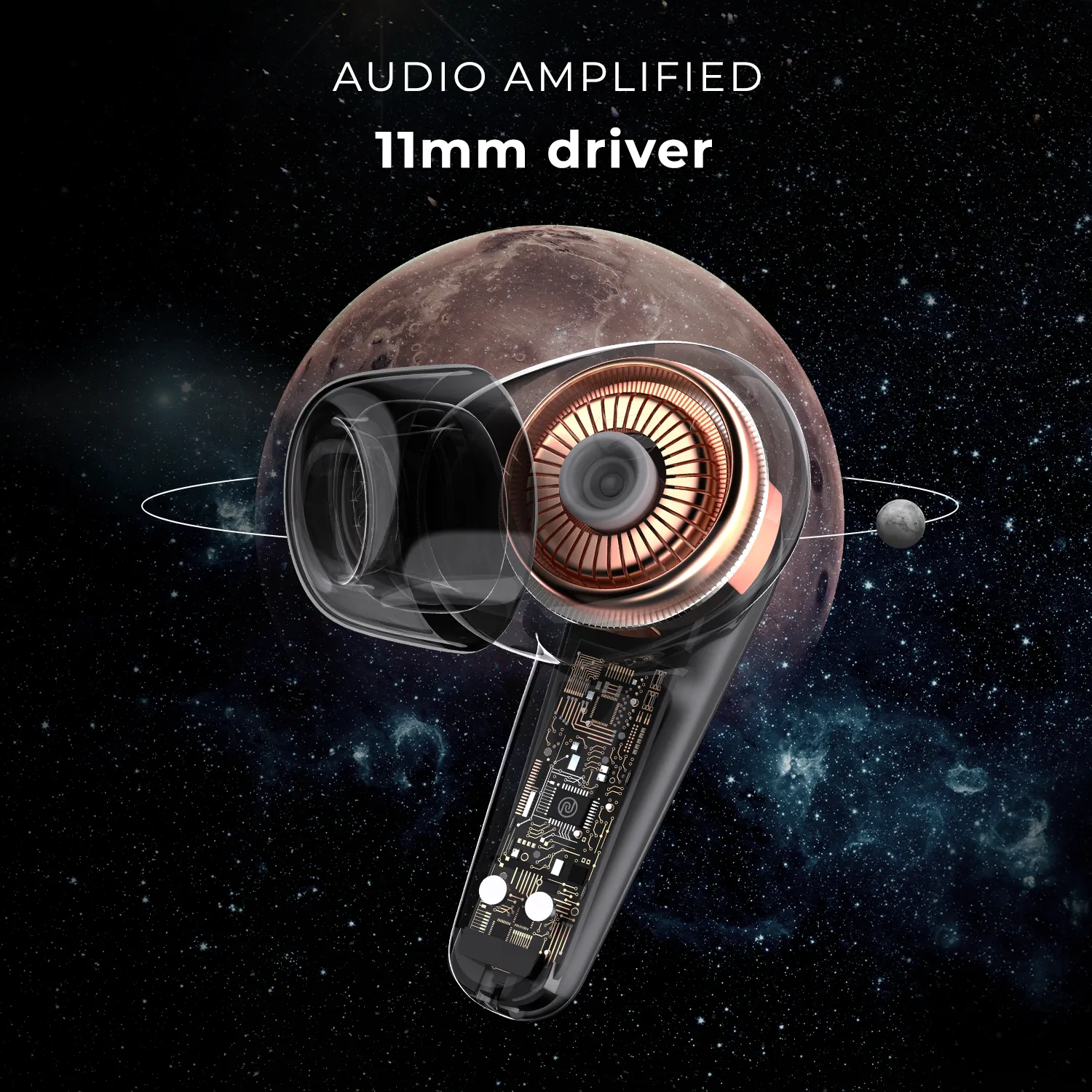 Noise Buds X Prime in-Ear Truly Wireless Earbuds with 120H of Playtime, Quad Mic with ENC, Instacharge (10 min = 200 min),Premium Dual Tone Finish, 11mm Driver, BT v5.3