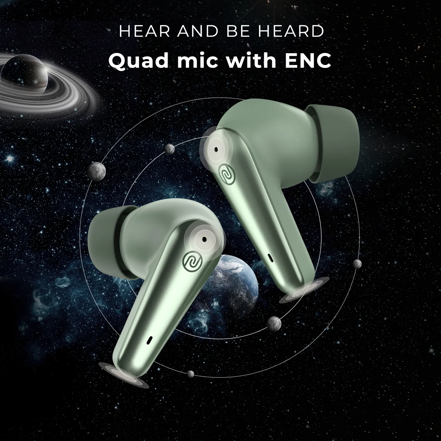 Noise Buds X Prime in-Ear Truly Wireless Earbuds with 120H of Playtime, Quad Mic with ENC, Instacharge (10 min = 200 min),Premium Dual Tone Finish, 11mm Driver, BT v5.3