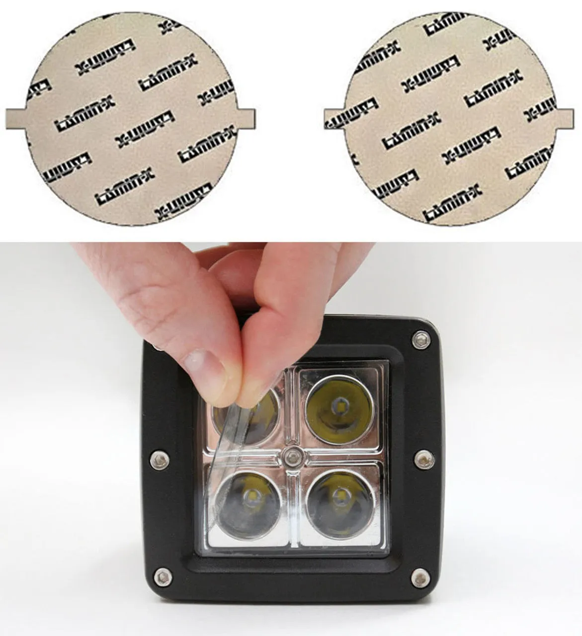 One 2" x 2" Universal LED Light Film Cover