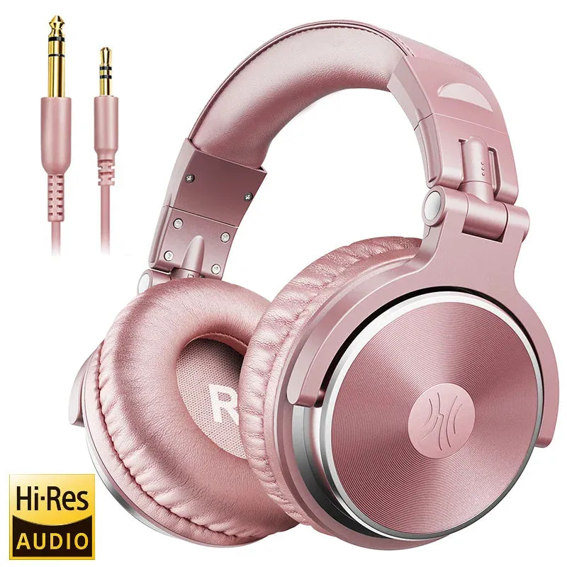 Oneodio Pro 10 Wired Studio Headphones - Professional DJ Headset with Mic and Deep Bass