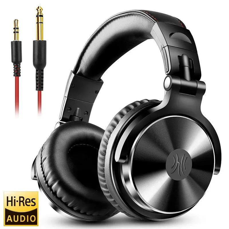 Oneodio Pro 10 Wired Studio Headphones - Professional DJ Headset with Mic and Deep Bass