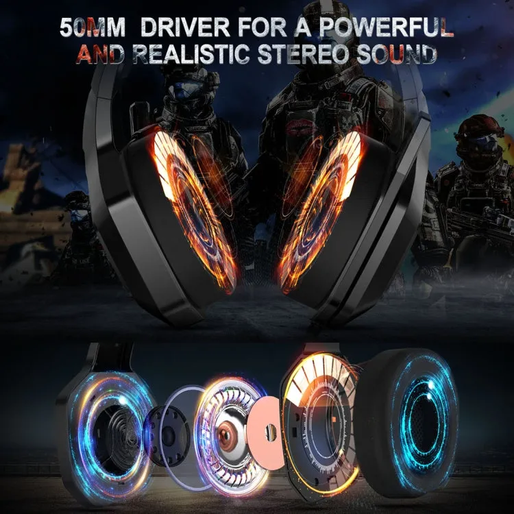 ONIKUMA K10 Computer Games Wired Headset with RGB LED Light