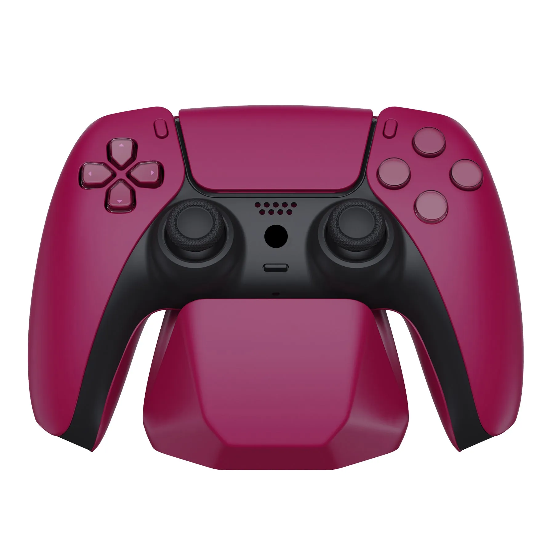 PlayVital 2 Pack Cosmic Red Universal Game Controller Stand for Xbox Series X/S Controller, for PS5/4 Controller Stand Holder, Display Stand Holder for Switch Pro Controller - PFPJ159