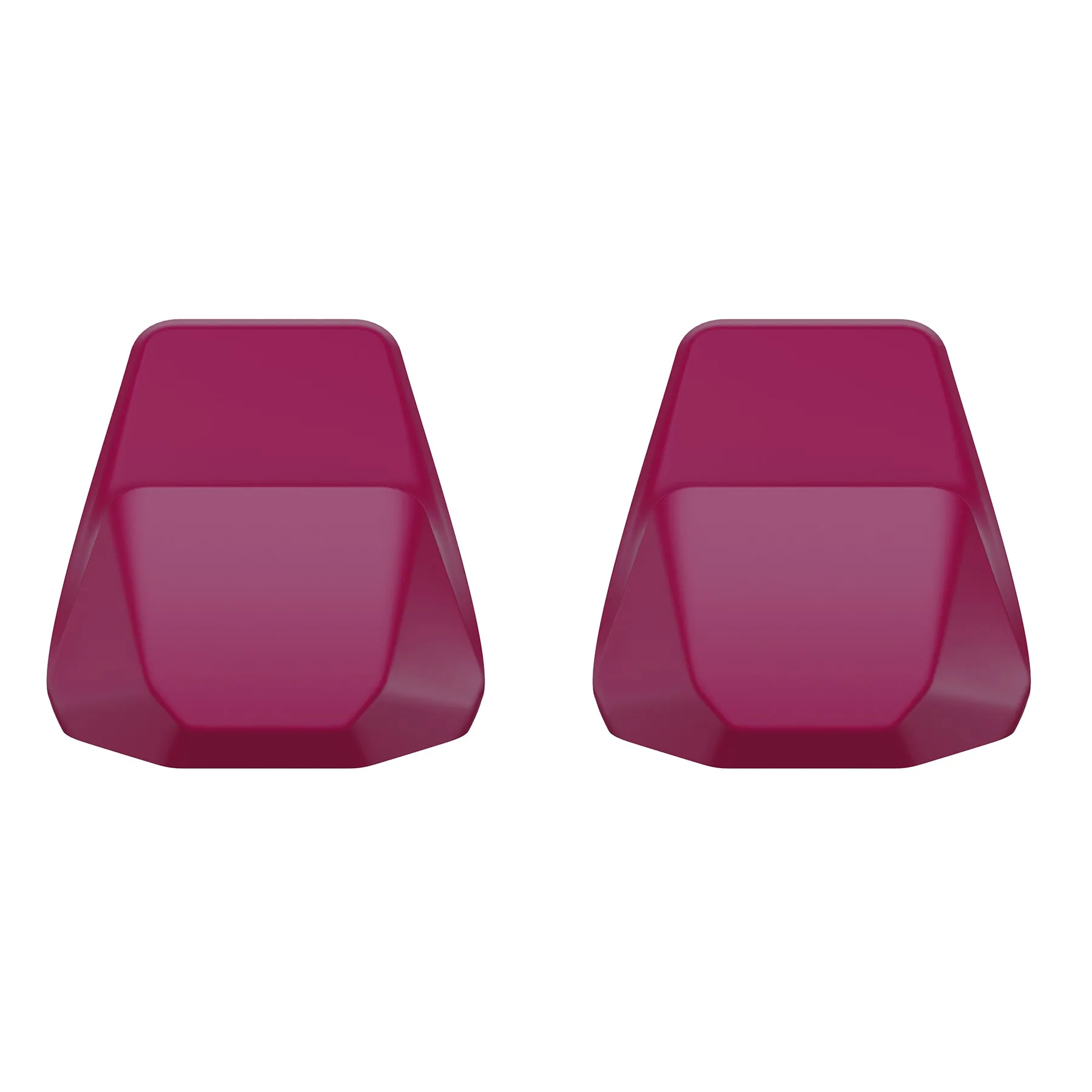 PlayVital 2 Pack Cosmic Red Universal Game Controller Stand for Xbox Series X/S Controller, for PS5/4 Controller Stand Holder, Display Stand Holder for Switch Pro Controller - PFPJ159