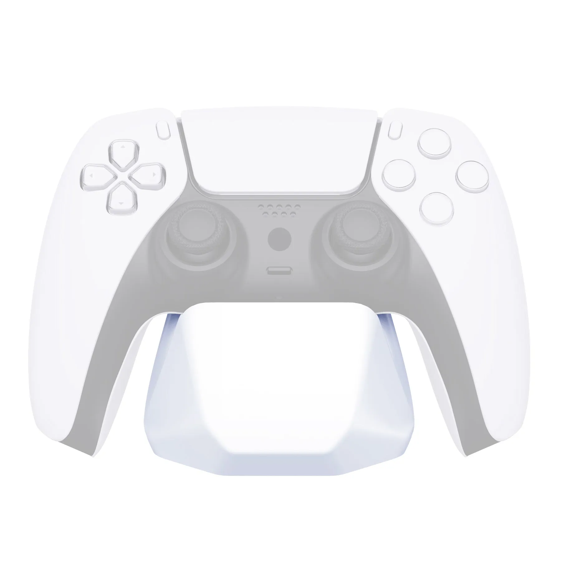 PlayVital 2 Pack White Universal Game Controller Stand for Xbox Series X/S Controller, for PS5/4 Controller Stand Holder, Display Stand Holder for Switch Pro Controller - PFPJ161