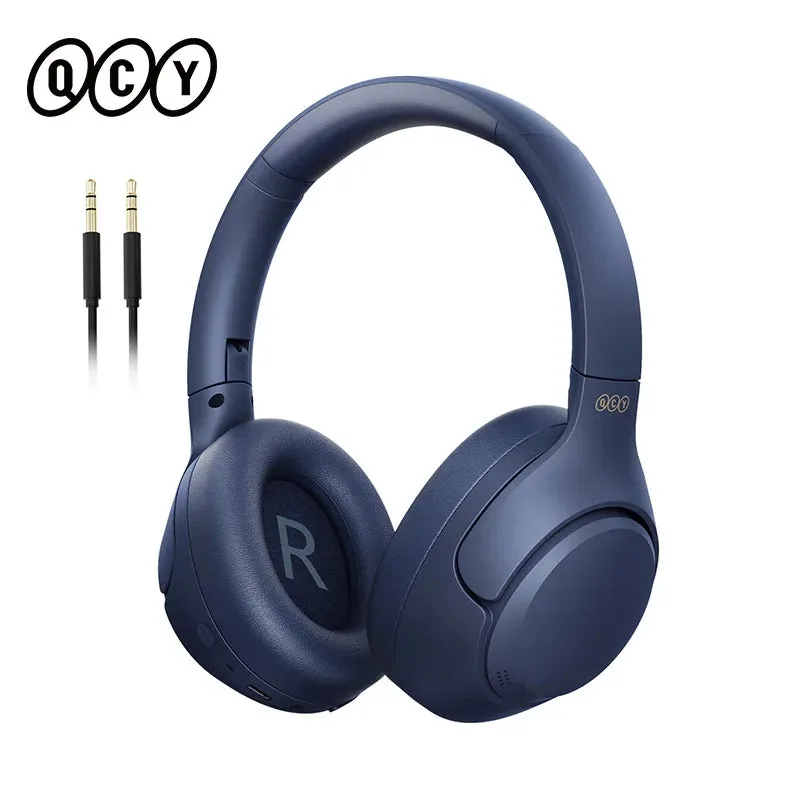 QCY H3 ANC Wireless Headphones Bluetooth 5.4 Hi-Res Audio Over Ear Headset 43dB Hybrid Active Noise Cancellation