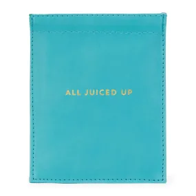 "All Juiced Up" Leatherette Cord Pouch