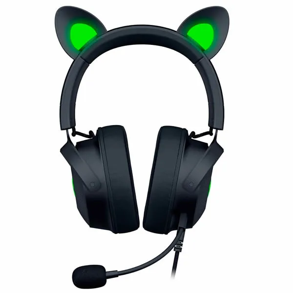 Razer Kraken Kitty V2 Pro Black Wired RGB Stereo Gaming Headset - Black
