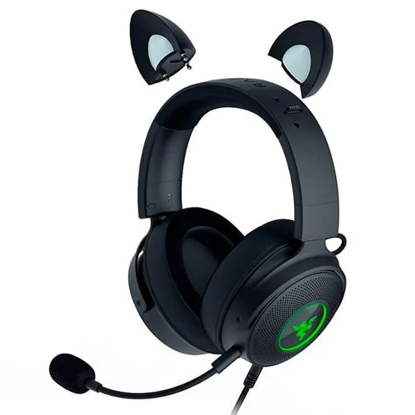 Razer Kraken Kitty V2 Pro Black Wired RGB Stereo Gaming Headset - Black