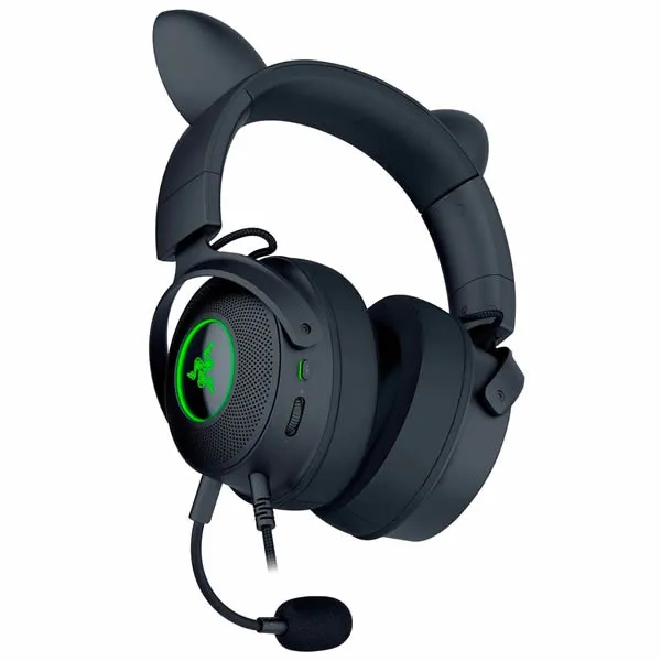 Razer Kraken Kitty V2 Pro Black Wired RGB Stereo Gaming Headset - Black