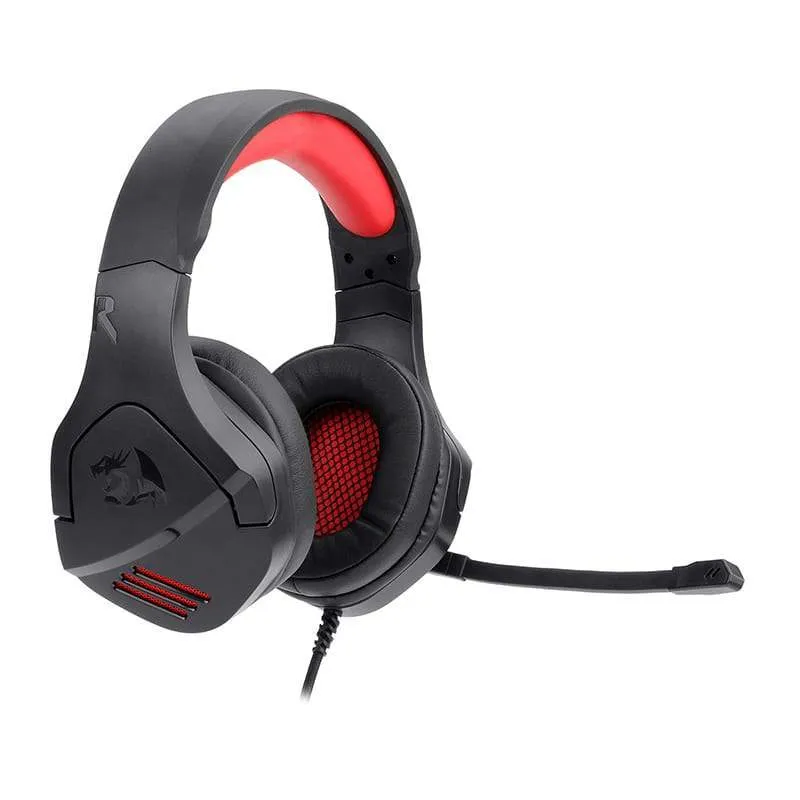 Redragon Theseus 3.5mm | 2.0 | Boom Mic Gaming Headset - Black