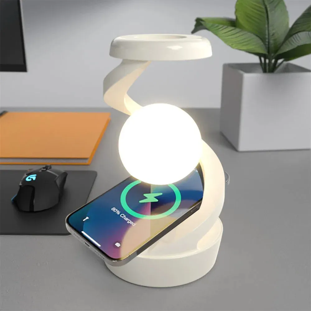 RGB Touch Atmosphere Lamp with Wireless Charging