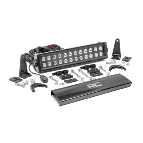 Rough Country Black Series LED Light Bar 12" Dual Row | Universal