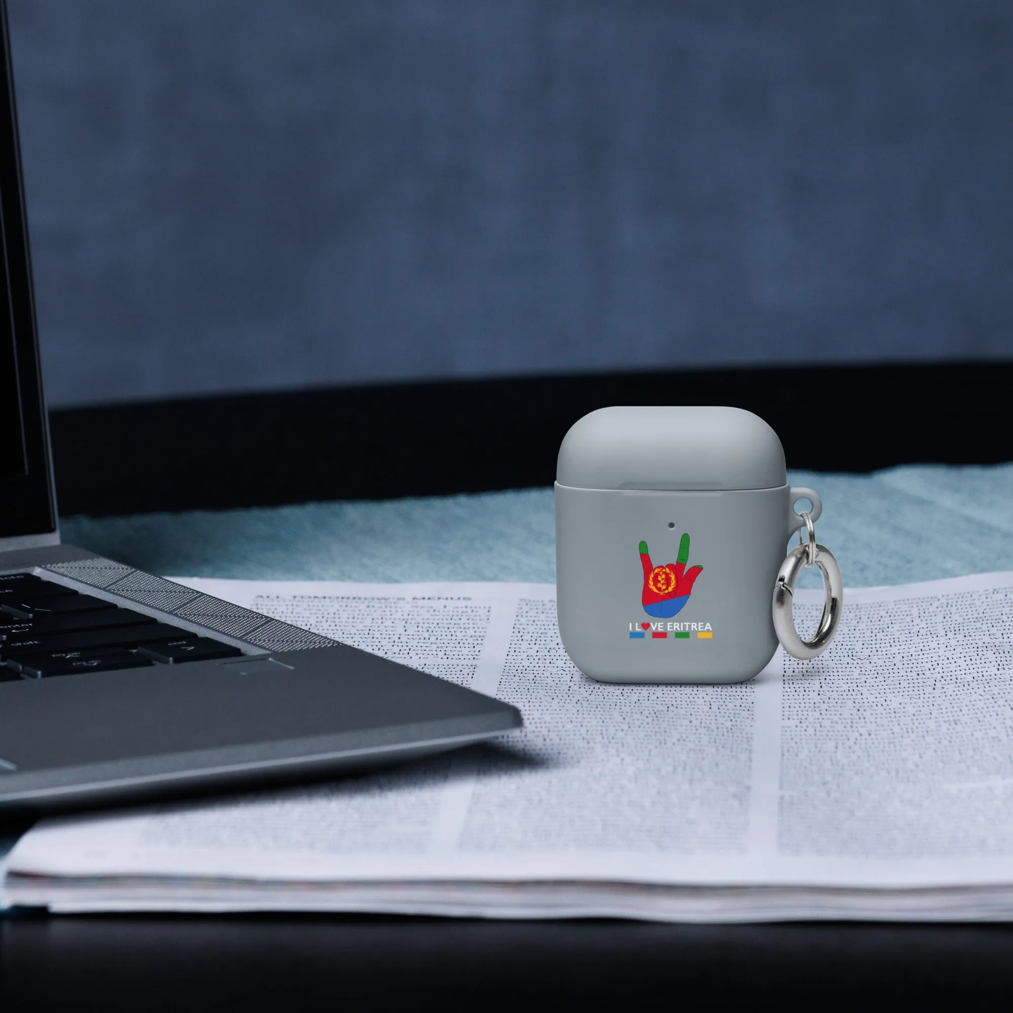 Rubber Case for AirPods® flag Eritrea Tigrinya