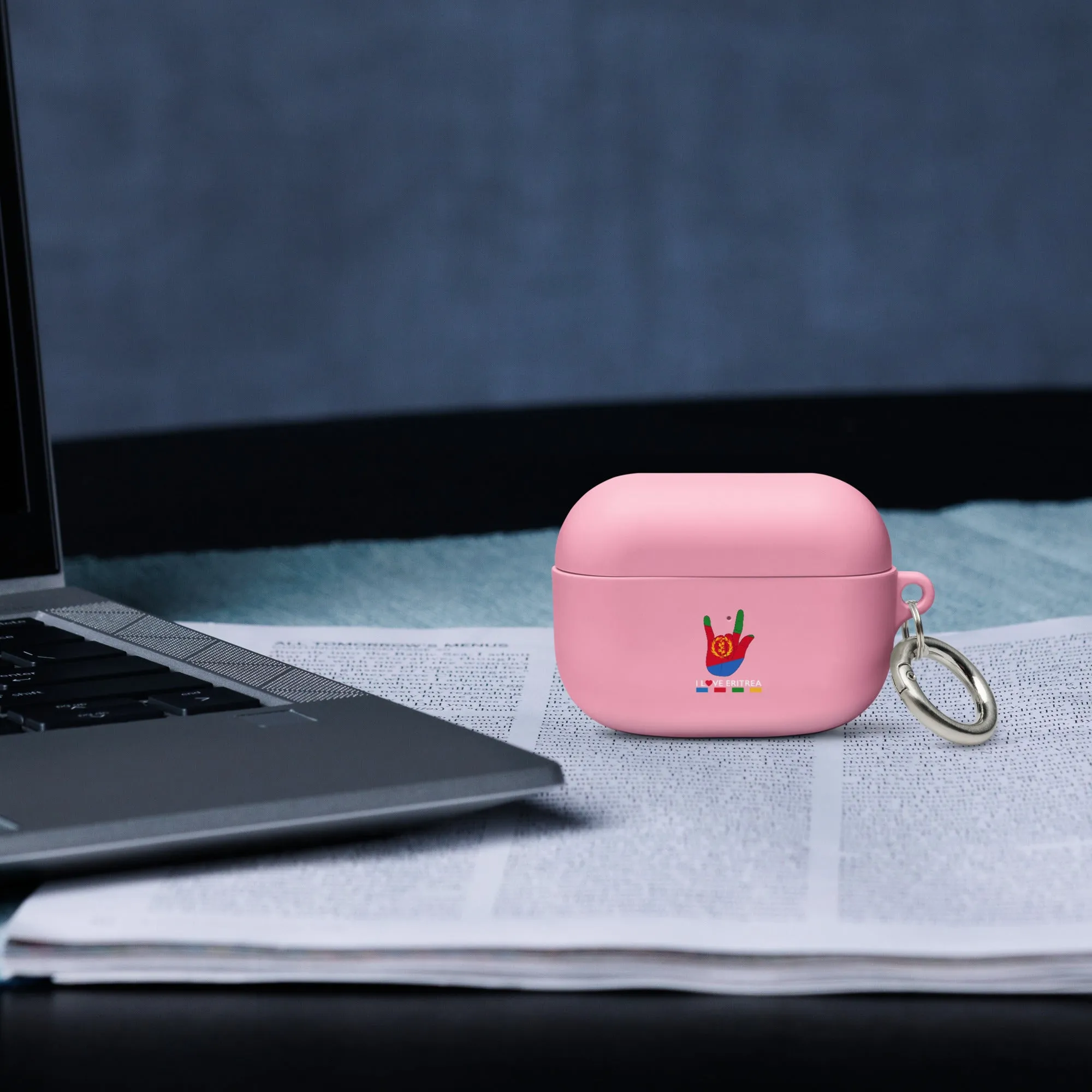 Rubber Case for AirPods® flag Eritrea Tigrinya
