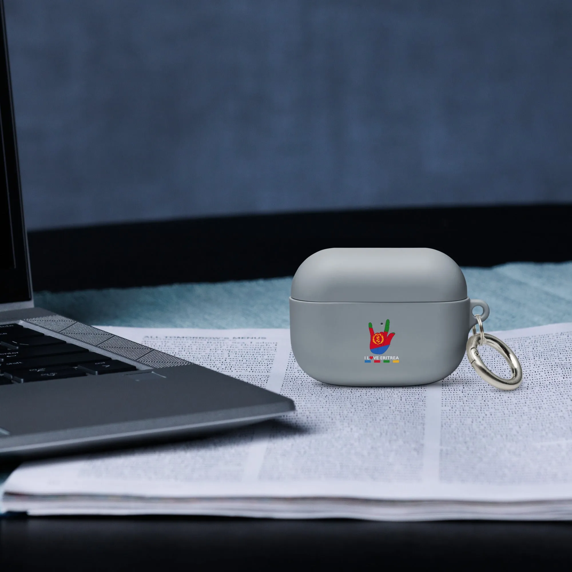 Rubber Case for AirPods® flag Eritrea Tigrinya