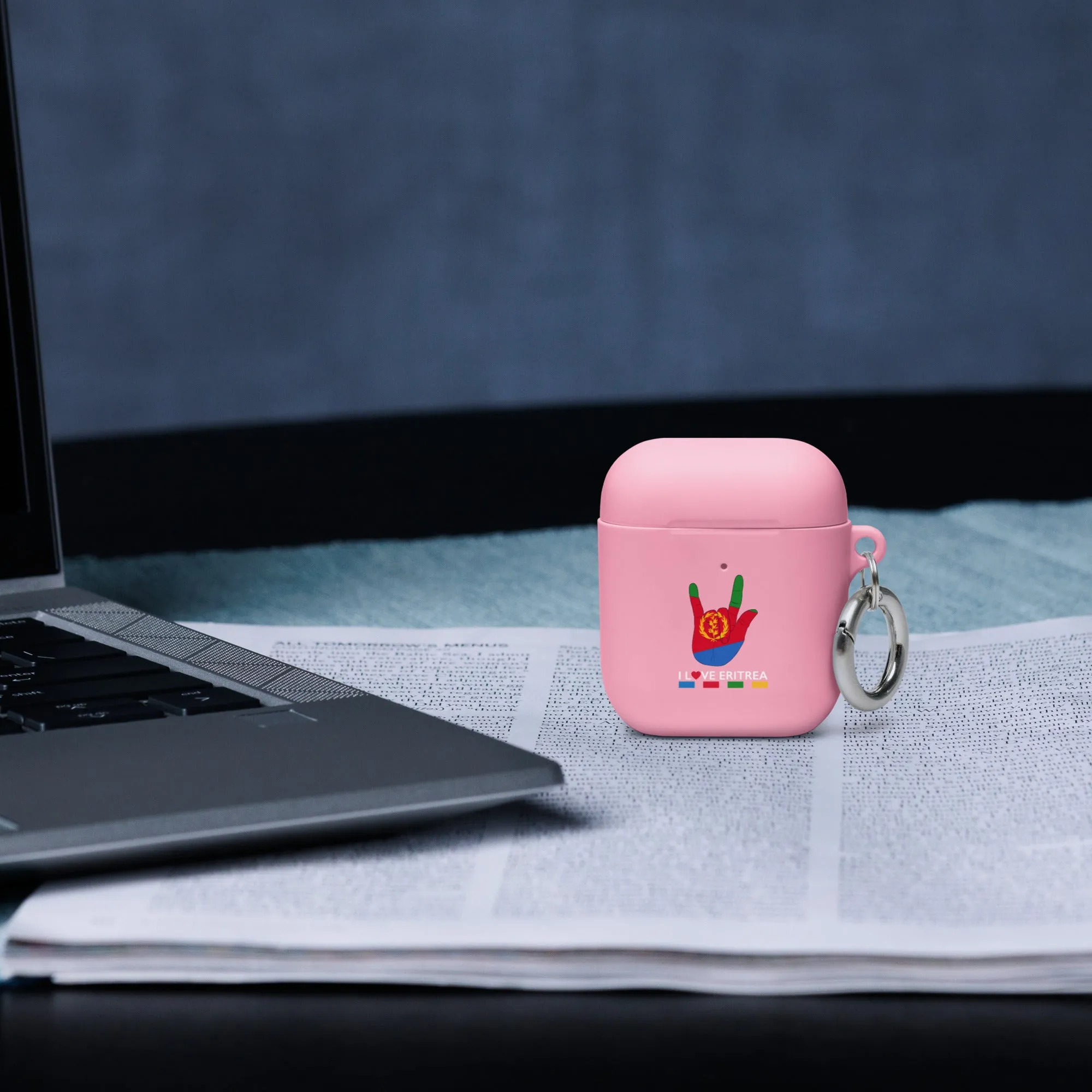 Rubber Case for AirPods® flag Eritrea Tigrinya