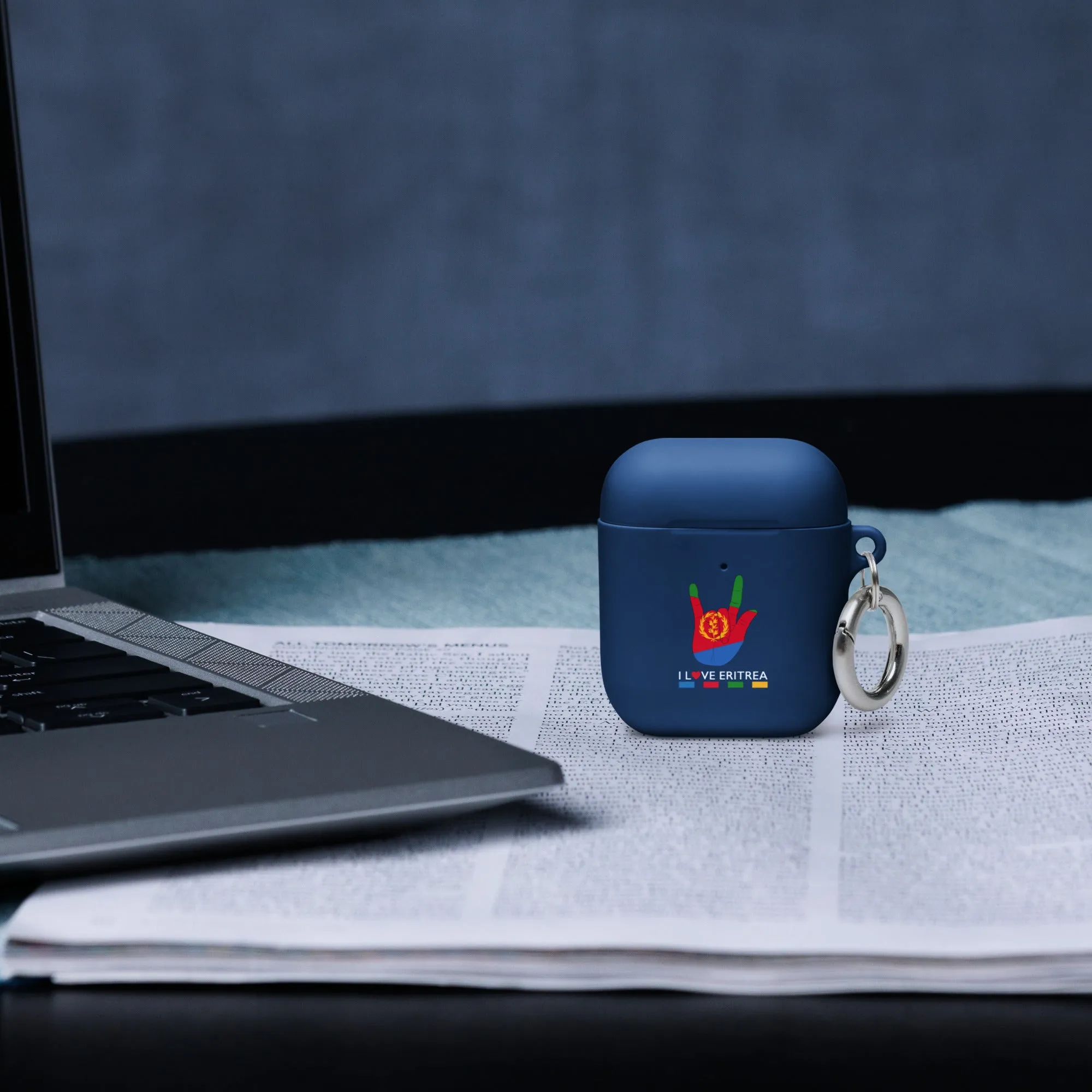 Rubber Case for AirPods® flag Eritrea Tigrinya