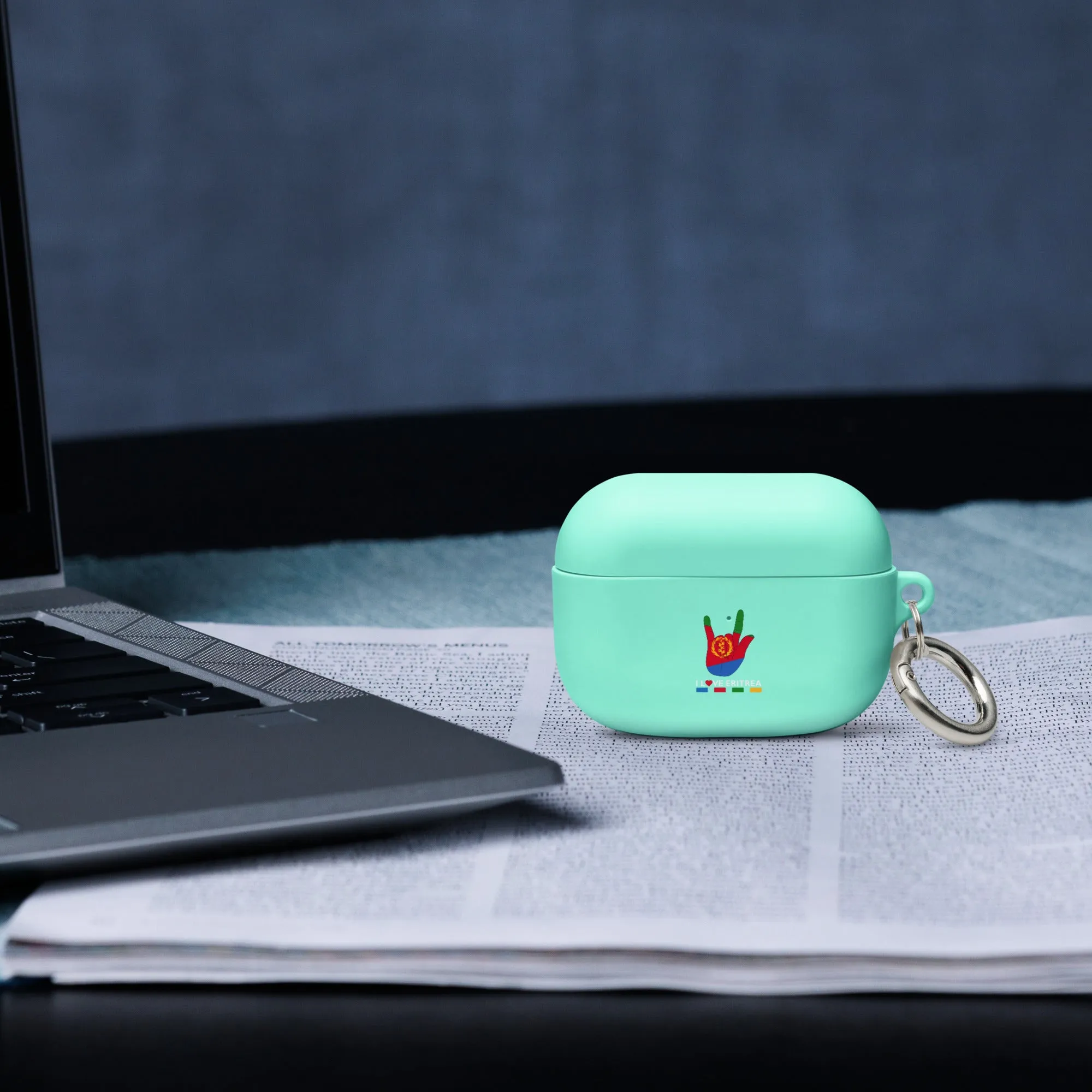 Rubber Case for AirPods® flag Eritrea Tigrinya