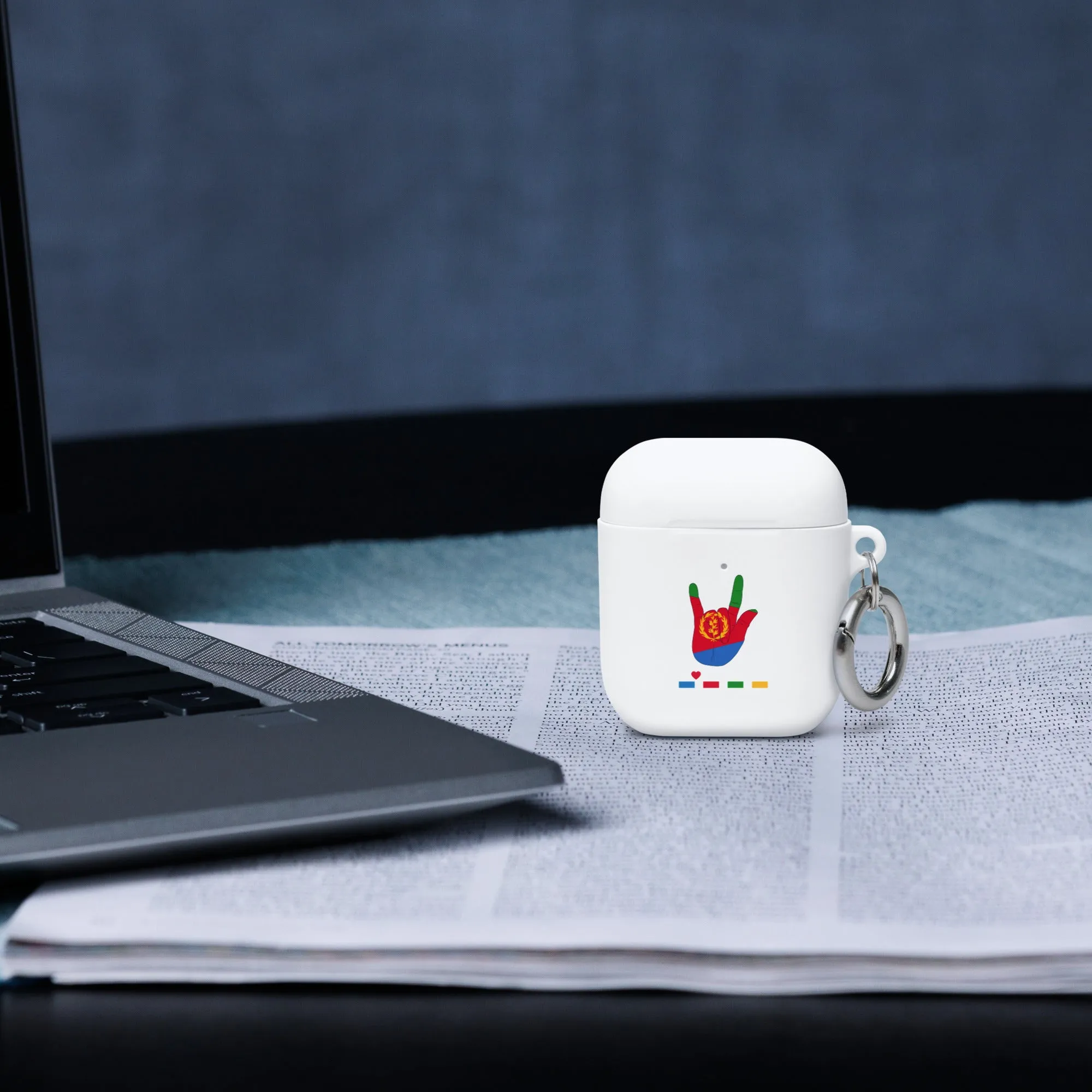 Rubber Case for AirPods® flag Eritrea Tigrinya