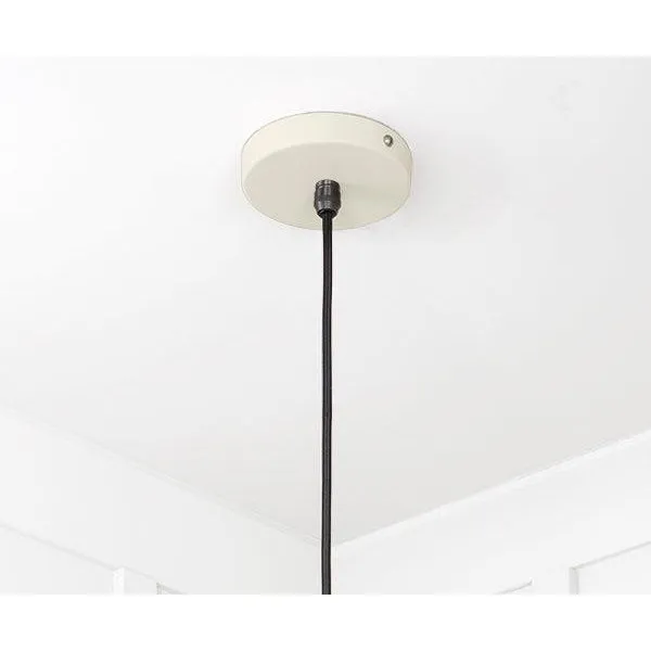 Smooth Brass Flora Pendant in Teasel | From The Anvil