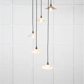 Smooth Copper Flora Cluster Pendant in Teasel | From The Anvil
