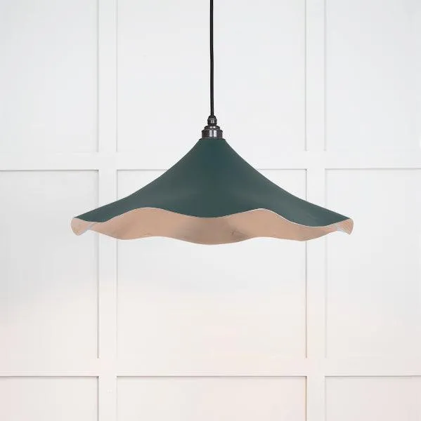 Smooth Nickel Flora Pendant in Dingle | From The Anvil