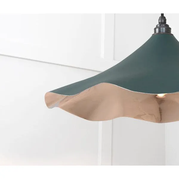 Smooth Nickel Flora Pendant in Dingle | From The Anvil