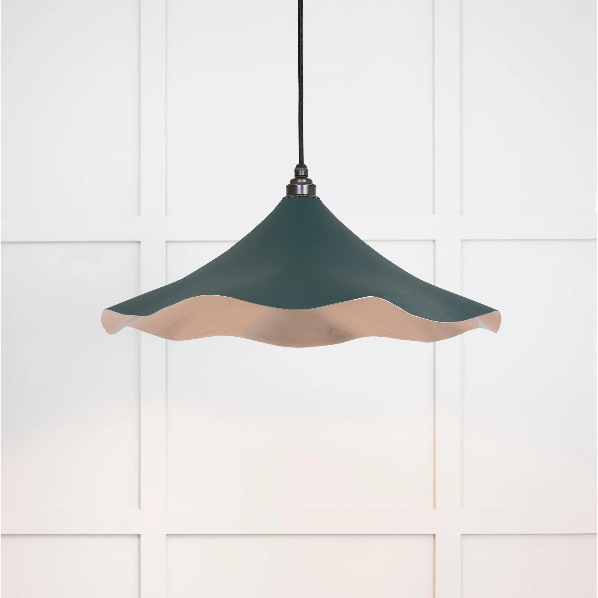 Smooth Nickel Flora Pendant in Dingle | From The Anvil