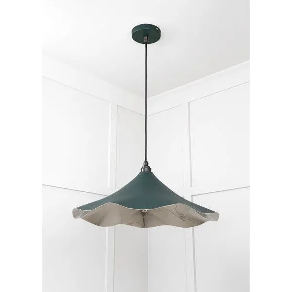 Smooth Nickel Flora Pendant in Dingle | From The Anvil
