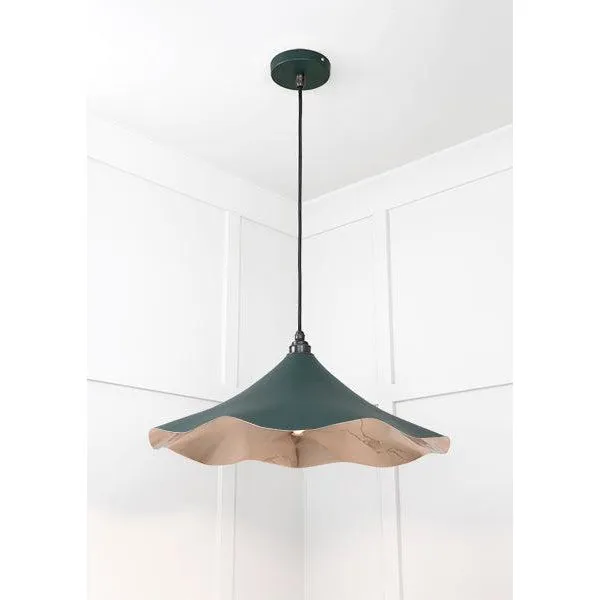 Smooth Nickel Flora Pendant in Dingle | From The Anvil
