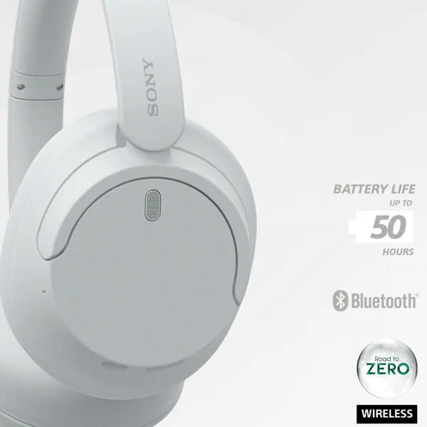 Sony WH-CH720 Noise Cancelling Over-Ear Headphones - White