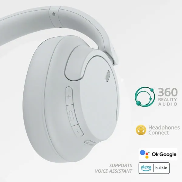 Sony WH-CH720 Noise Cancelling Over-Ear Headphones - White