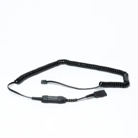 Starkey S135-HIS Amp Cable with Flat QD to RJ9 for Starkey Headsets