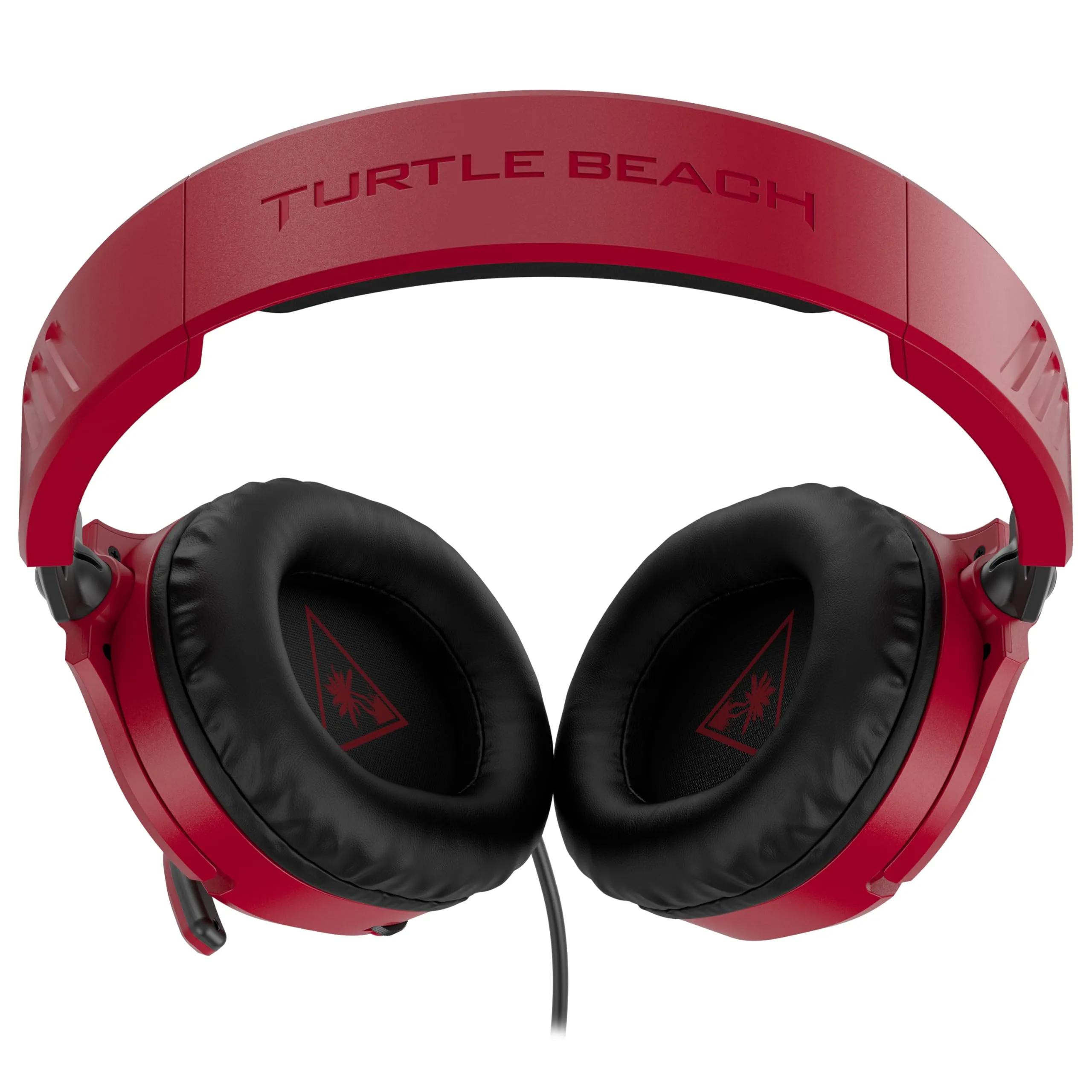 Turtle Beach Recon 70 Multiplatform Gaming Headset for PS5, Xbox Series X|S, Nintendo Switch, PC, Mobile w/ 3.5mm Wired Connection - Flip-to-Mute Mic, 40mm Speakers, Lightweight Design – Midnight Red
