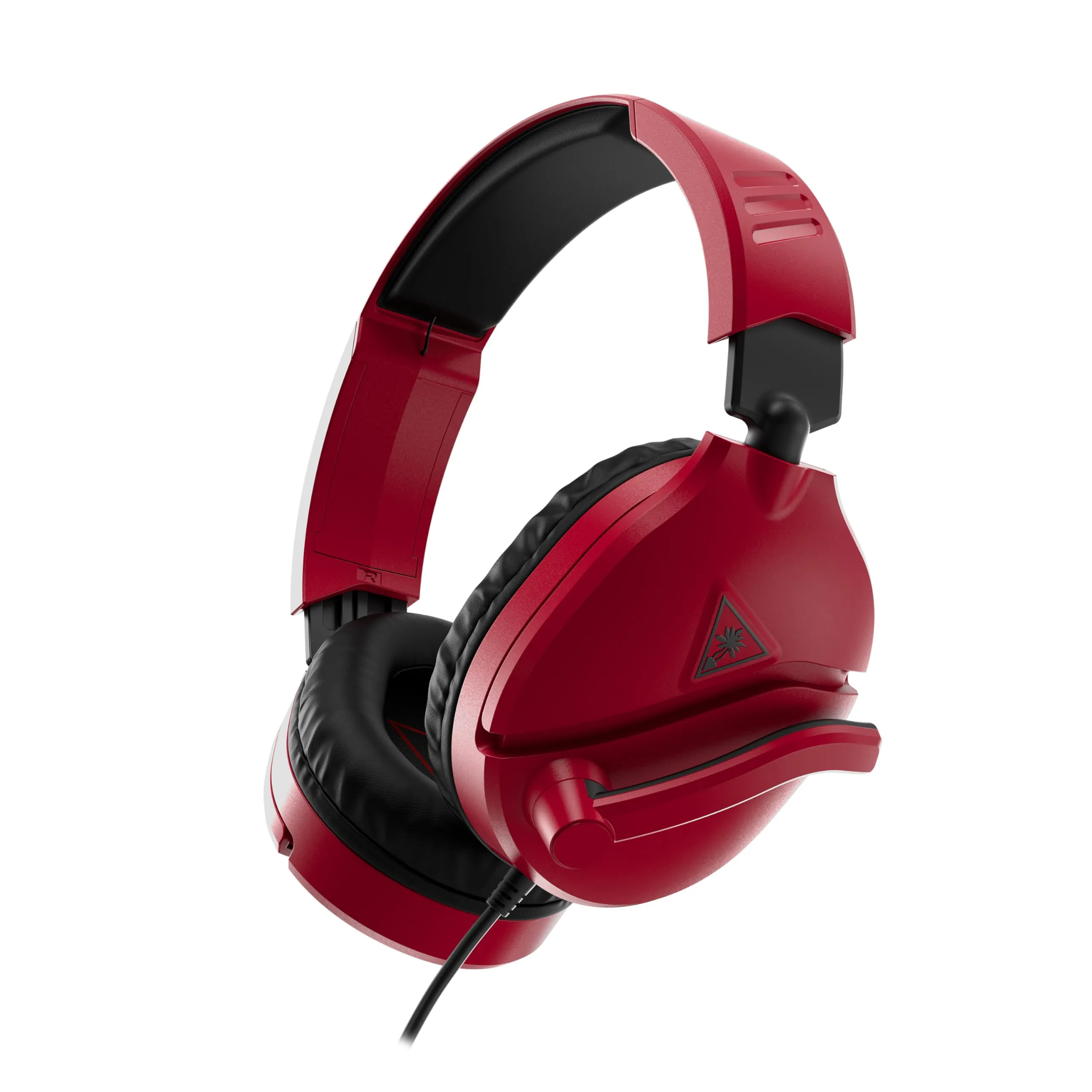 Turtle Beach Recon 70 Multiplatform Gaming Headset for PS5, Xbox Series X|S, Nintendo Switch, PC, Mobile w/ 3.5mm Wired Connection - Flip-to-Mute Mic, 40mm Speakers, Lightweight Design – Midnight Red