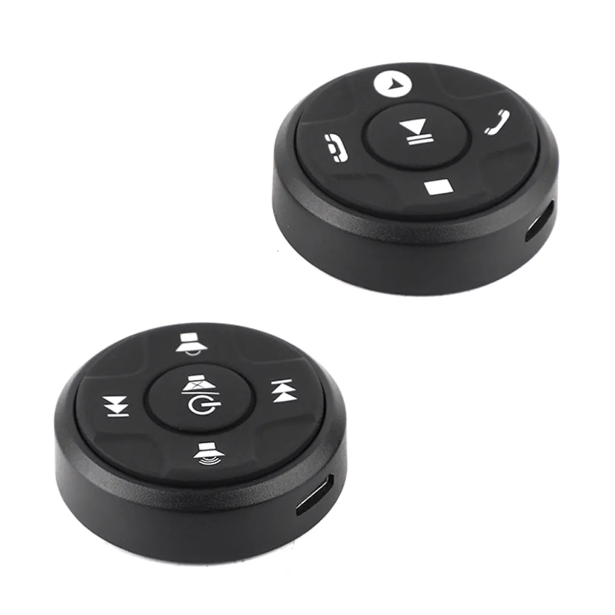 Universal Wireless Car Steering Wheel Button Bluetooth Remote Control for Stereo DVD GPS with Night Light