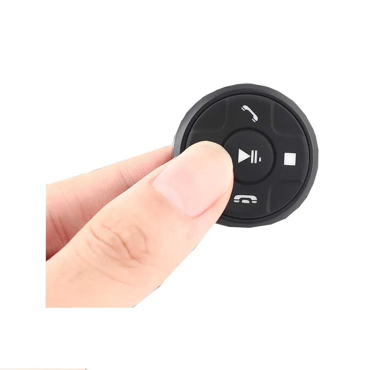 Universal Wireless Car Steering Wheel Button Bluetooth Remote Control for Stereo DVD GPS with Night Light