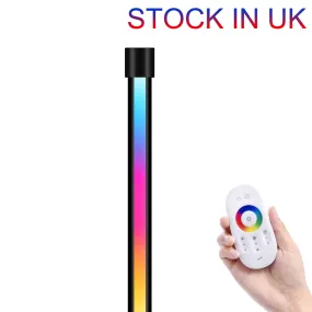 Untimaty Floor Lamp RGB LED Corner Novelty Lighting Color Changing Standing Lamps Dimmable Remote Super Bright Modern with Remotes Control 72 LEDs 16