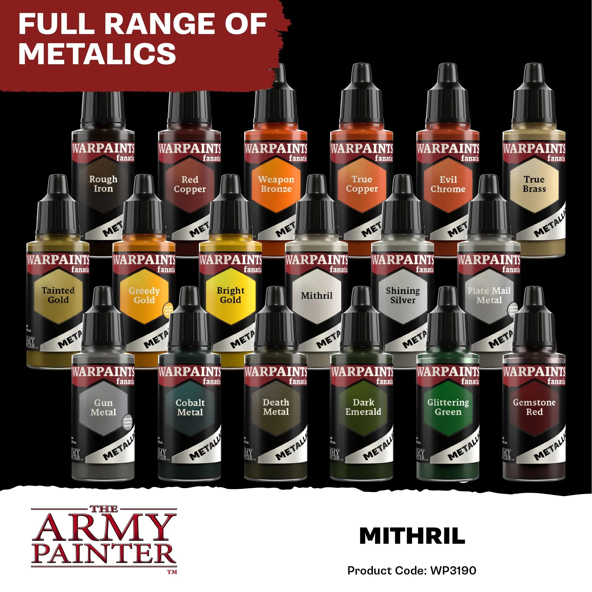 Warpaints Fanatic Metallic: Mithril