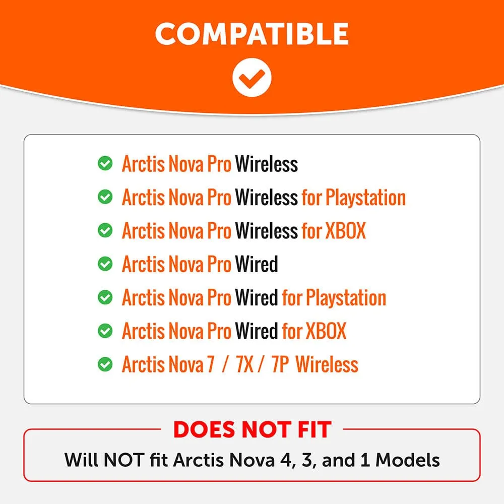 WC Side Speaker Plates for Arctis Nova Headsets - Arctis Nova Booster Pack by Wicked Cushions