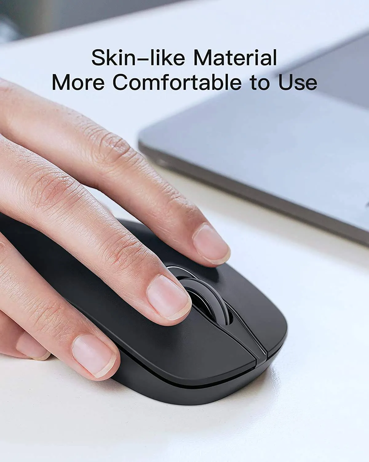 Wireless 2.4G Slim Noiseless Mouse For Notebook, PC, Laptop, MacBook, MS02001